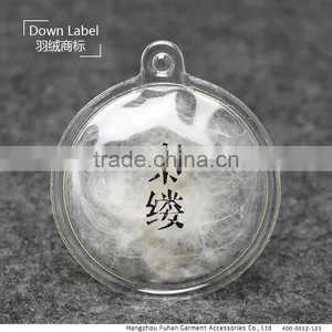 Clear Custom Down Tag With Logo thumbnail-3