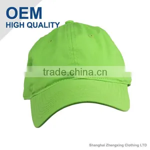 Fluorescent Green Baseball Cap Wholesale thumbnail-1