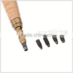 Sew Design Patchwork Quilting Leather Hole Making Tool Brass Screw Punch With 5 Tips # SP05 thumbnail-1
