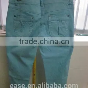 Ladies' Casual Denim Pants Wholesale to South American thumbnail-1