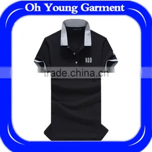 High Quality Brand Embroidered Polo Shirt Custom Men Clothing t Shirt Polo Black Plain Polo Shirt thumbnail-1