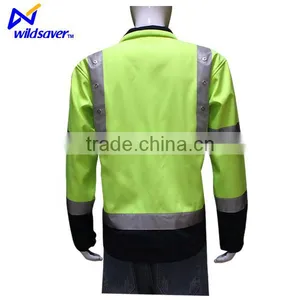 Winter Waterproof Polyester Cotton Reflective Safety Jacket for Mens thumbnail-5