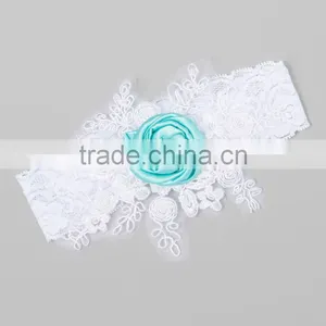 European Style Lace Headband With Blue Flower For Baby Girl Pretty Toddler Clothes Kids Wear HA90427-59 thumbnail-1