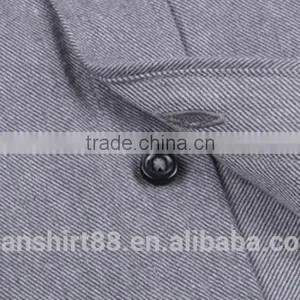 Shirt New Fashion 100% Cotton Business Shirt for Men Button Down Long Sleeve thumbnail-5