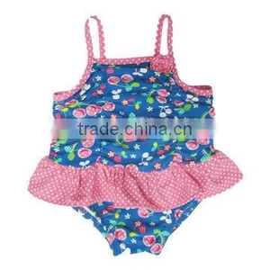 Kids Swimsuit Swimwear One Piece Cut Bow thumbnail-1