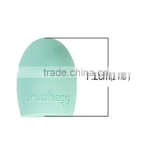Cleaning Make up Washing Brush Silicone Glove Scrubber Cosmetic Foundation Powder Clean Tools New Pop Brush Egg thumbnail-4