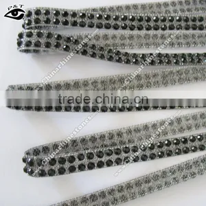 Hot Fix Rhinestone Ribbon Net Ss16 4mm 5line Crystal Clear thumbnail-1