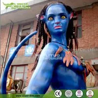 Amusement Park Decoration Life Size Fiberglass Statue of Avatar thumbnail-1