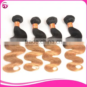 Fast Shipping Ombre Cheap Brazilian Hair Bundles,Body Wave Cheap Brazilian Hair Weave Bundles thumbnail-1