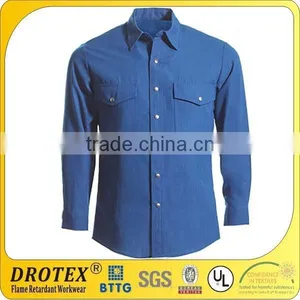 4.5 Oz. Inherently FR Long Sleeve Cut Shirt Western-Style Shirt thumbnail-1