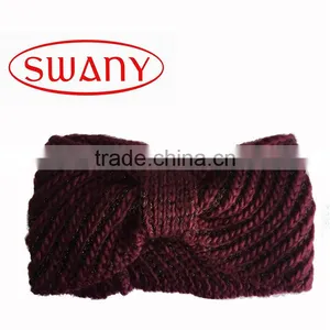 Diagonal Lurex Elegant Hearwrap thumbnail-1
