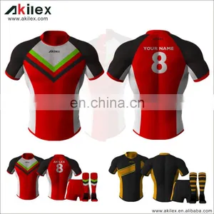 2016 Wholesale Custom Rugby Jersey With Sublimation thumbnail-1