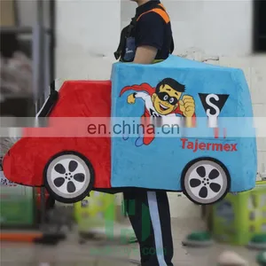 HI CE 2017 New Design!!! Blue Bus Costume for Party, Mascot Costume for Adults thumbnail-2
