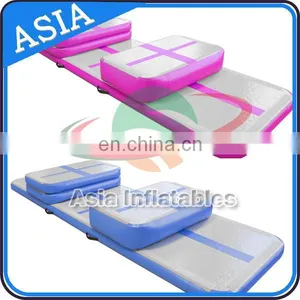 Cheerleading Manufacture Mini Size Pink Inflatable Air Track Set thumbnail-1