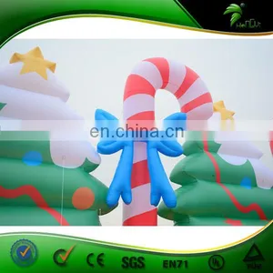 6 m Inflatable Christmas Decoration Balloons Inflatable Christmas Tree Giant Candy Sticks thumbnail-1