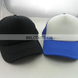 Short Bill Foam Plain Gorra Trucker Cap Mesh Hat thumbnail-4