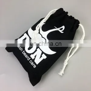 Custom Logo Cheap Cotton Shoe Bag Packaging Drawstring Bags With Two Strings thumbnail-2
