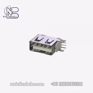 OEM 2.0 4 Pin Type A Female USB Connector USB Port Plug From Shenzhen Manufacturer thumbnail-5