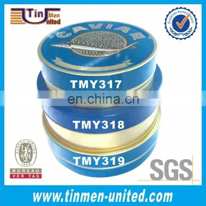 500g Round Caviar Tin Box thumbnail-2