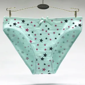 Yun Meng Ni Sexy Underwear Pretty Five Star Printed Panties Cotton Women's Sexy Briefs thumbnail-5