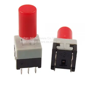 PRODUCT PICTURE 8.5 x 8.5mm Non Lock Momentary Tact Tactile Push Button Switch 6 Pin w Cap8.5 x 8.5mm Non Lock Momentary thumbnail-3