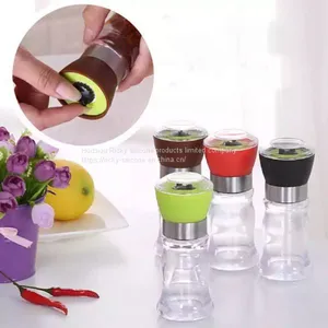 Salt Pepper Mill Handy Salt Pepper Mill Grinder Manual Seasoning Grinders Kitchen Tools Moedor de Pimenta Cookware Gadget thumbnail-2