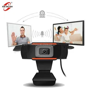 STOCK 1080P HD USB Webcam Computer Camera With Microphone PC Camera for Web Conference thumbnail-1