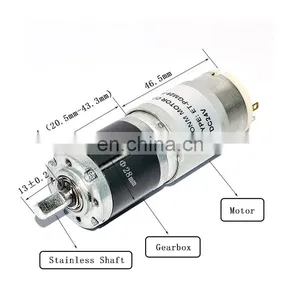 12v 18v 10rpm High Torque dc Planetary Gear Motor for Toilet Seat Cover thumbnail-7