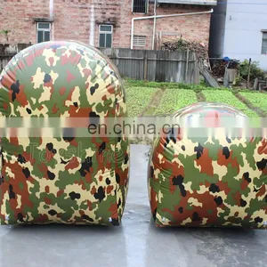 Wholesale Laser Tag Paintball Bunker Equipment Inflatable Camouflage Barriers Bunkers For Sale thumbnail-5
