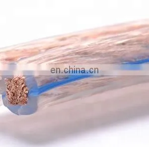 China Factory Pvc Jacketed High End Speaker Cable Pvc Insulated 2 Core Flat Speaker Cable Pvc Cover Speaker Cable thumbnail-3