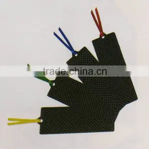 Colourful Silk Ribbon Carbon Fiber Custom Bookmark thumbnail-1
