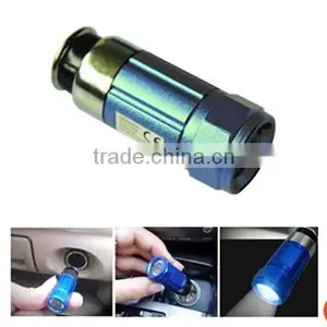 3 In1 LED Mini Rechargeable Aluminum LED Car Charger Flashlight thumbnail-5