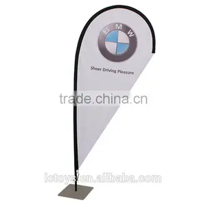 Cheap Custom Printing Avertising Beach Flag/Feather Flag/Flying Flag thumbnail-1