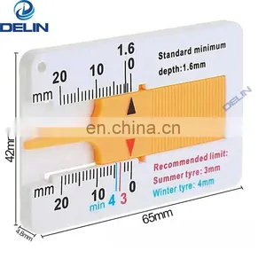 0-20mm Tire Tread Depthometer Auto Car Tyre Depth Gauge thumbnail-3
