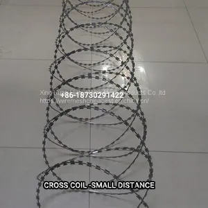 Single Or Cross Concertina BTO CBT Galvanized Barbed Wire From China Supplier thumbnail-4