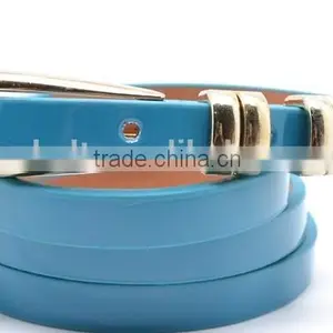 Fashion Shiny PU Thin Belt for Lady's Wear thumbnail-1