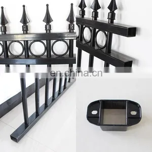Factory Supply Decorative Spearhead Top Steel Fence Grill thumbnail-3