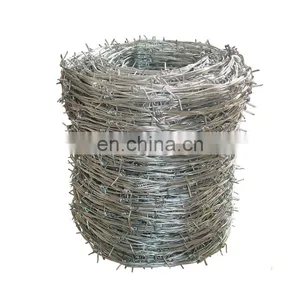 Barbed Wire Powder Coated Fencing Trellis & Gates Type Galvanized Surface Treatment Barbed Wire thumbnail-4