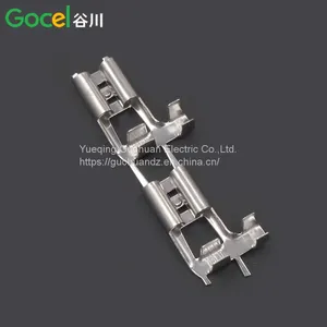 6.3 Flag Plug Spring Straight With Direct Feeding Brass Tinned Connector thumbnail-3