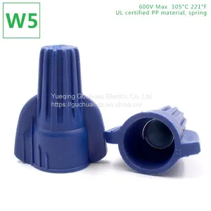 Spring Screw Type Wiring Cap W5double-wing Rotary Crimping Cap Waterproof Screw Screw Closed Terminal thumbnail-5