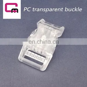 PC Buckle Transparent Design Simple and Practical Buckle With Insert Design ,add Logo thumbnail-2