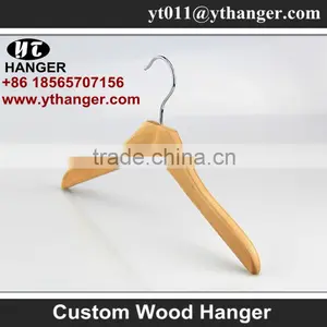 IMY-178 Natural Wood Small Hanger for Kids thumbnail-2