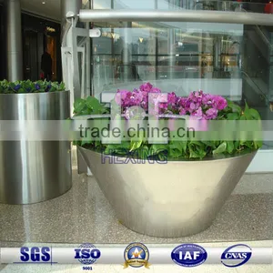 302 Stainless Steel Flowerpot thumbnail-1