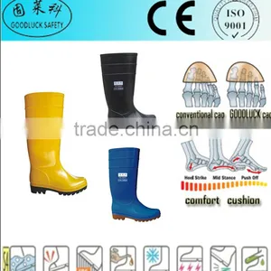 Cheap Men Safety PVC Rain Boots,safety Boot thumbnail-1