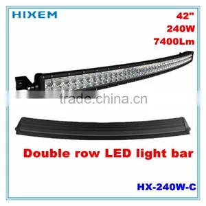 LED Double Row Light Bar 240W With C.R.E.E Led 3W*80 PCS, Super Bright 7400lm, 10-30V, 6000K Led Work Light Bar. thumbnail-1
