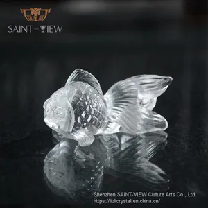 Liuli Crystal Art Lotus Leaf Incense Plate for Tea Table Decorative Accessory thumbnail-1