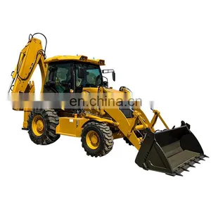 Good Performance Multifunction All Terrain 388 4x4 Backhoe Excavator Loader, Powerful Loader Backhoe thumbnail-3