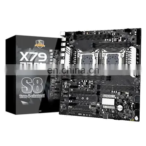 X79 Dual s8 Desktop Dual Xeon Motherboard Integrated SATA3 Ports High Speed 6Gbps thumbnail-1