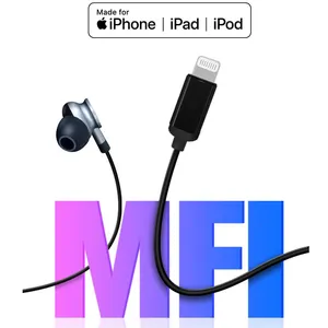 Noise Cancelling in Ear Handsfree Apple for Iphone Earpods Lightning Connector Headphones in Frankfurt Music Streaming thumbnail-2