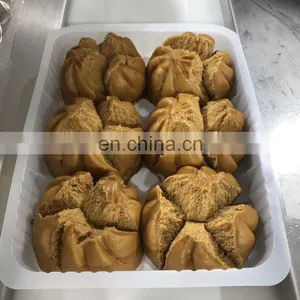 Automatic Bag Pouch Flow Servo Sealing Food Frozen Bun Cake Bread Plastic Tray Packing Machine thumbnail-2